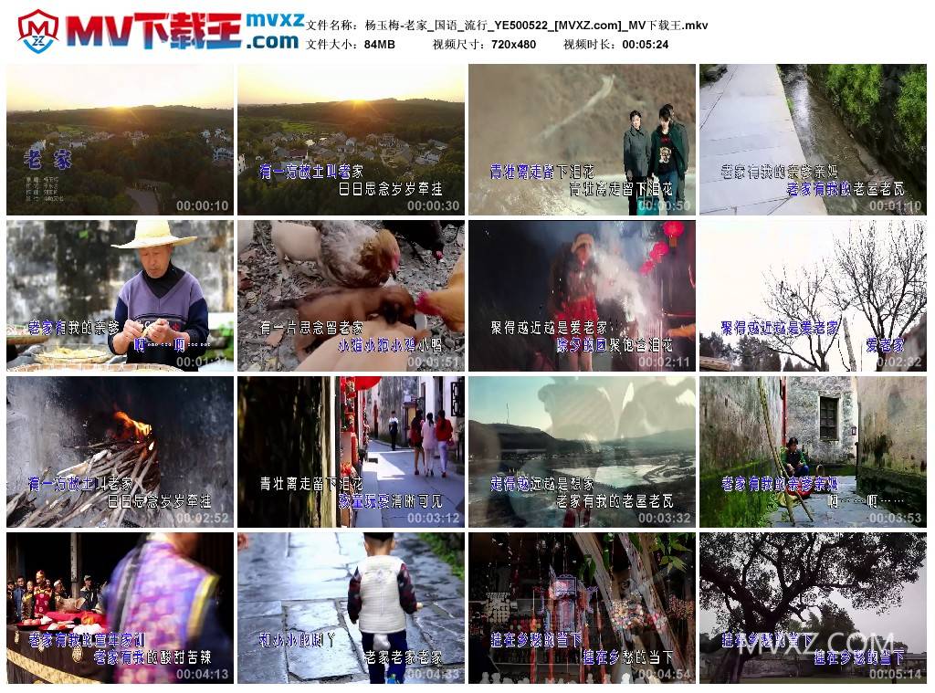 杨玉梅-老家_国语_流行_YE500522